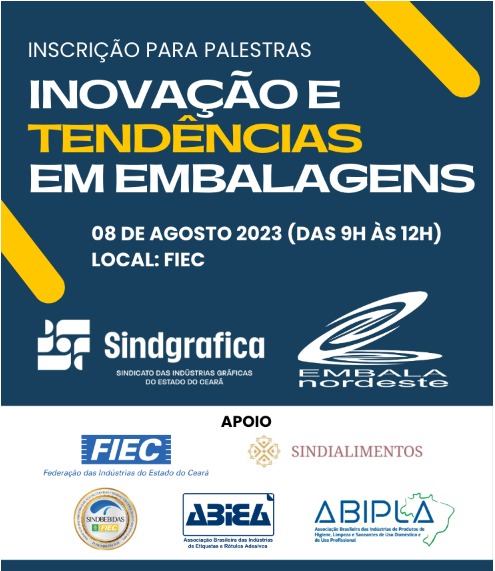 Encontro Inovação e Tendências em Embalagens acontece em Fortaleza