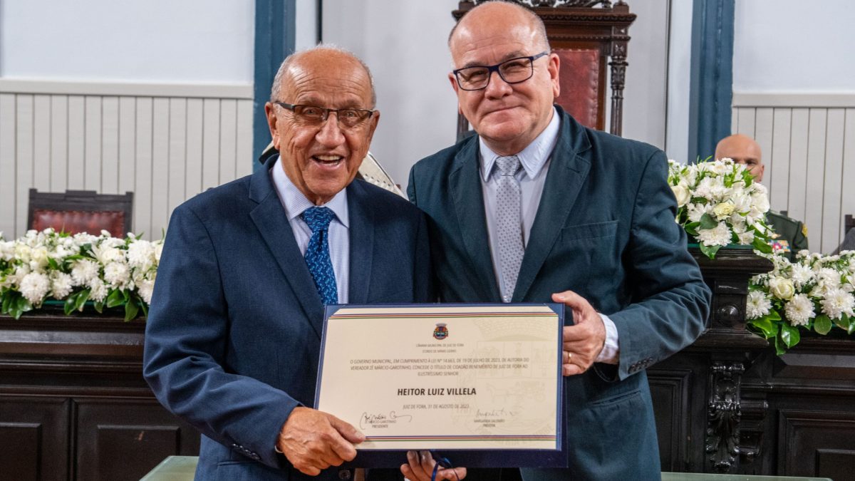 Fundador da Paraibuna Embalagens recebe título de Cidadão Benemérito de Juiz de Fora