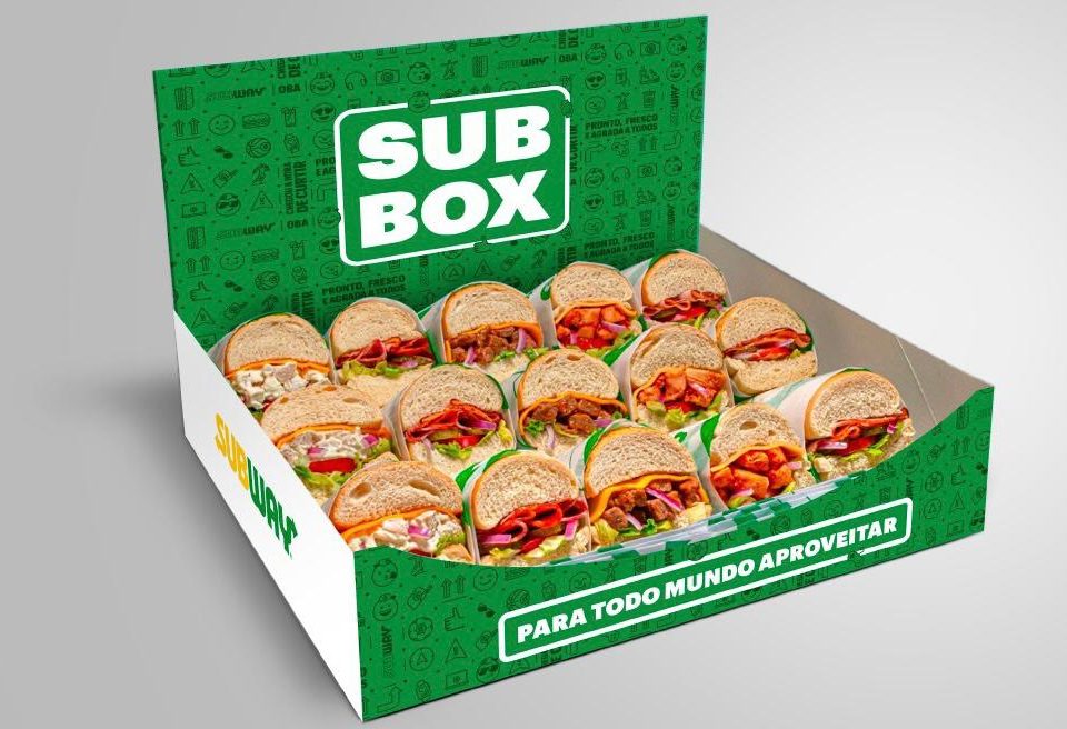 Subway apresenta nova  embalagem para viagem