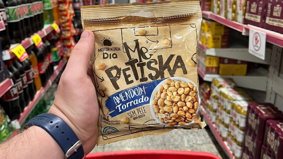 Me Petiska é nova marca de amendoins da rede Dia