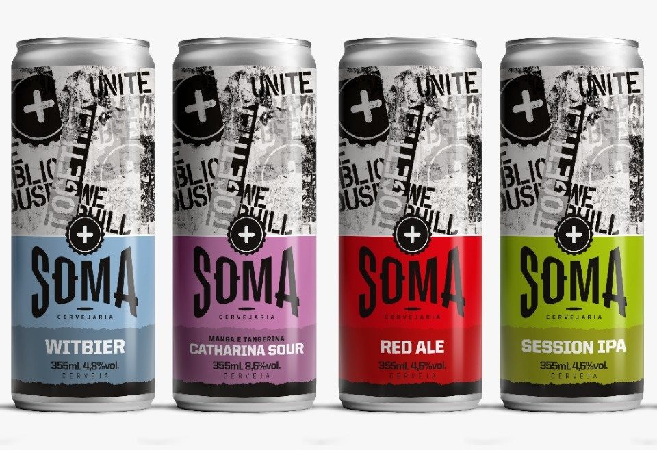 Soma lança as cervejas mais pedidas em latas de 355ml