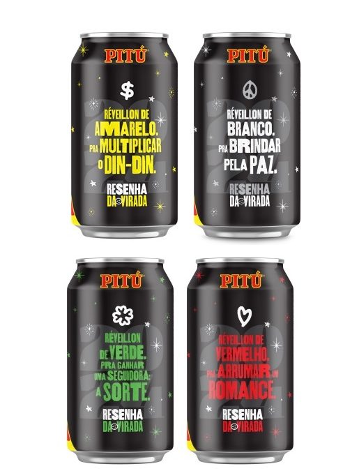 Pitú lança latas para o réveillon