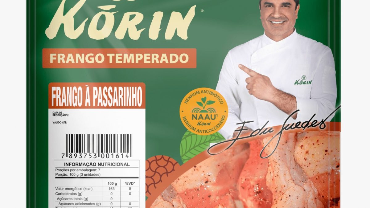 Korin lança frango a passarinho sem transgênicos e livre de antibióticos