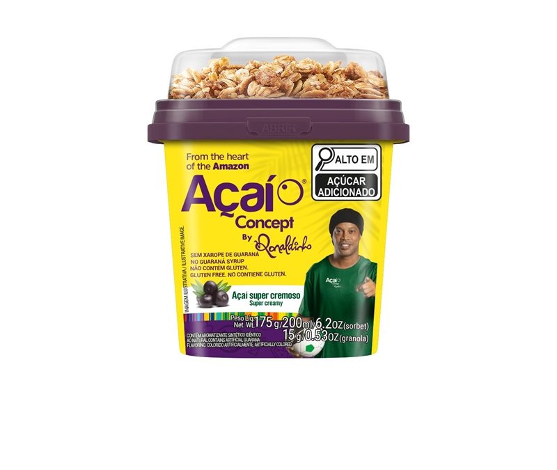 Açaí Concept lança collab com Ronaldinho Gaúcho