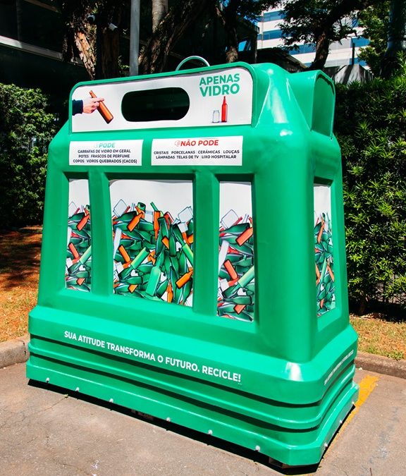 Massfix e Verallia expandem pontos de coleta de vidro em Mogi das Cruzes