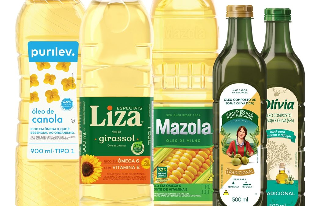Cargill reduz em até 46% plástico nas embalagens de óleos