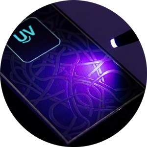 Proteção contra falsificação com Tinta UV